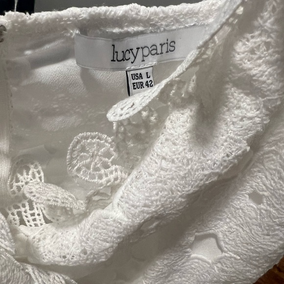 Lucy Paris White Lace Dress - Picture 3 of 3